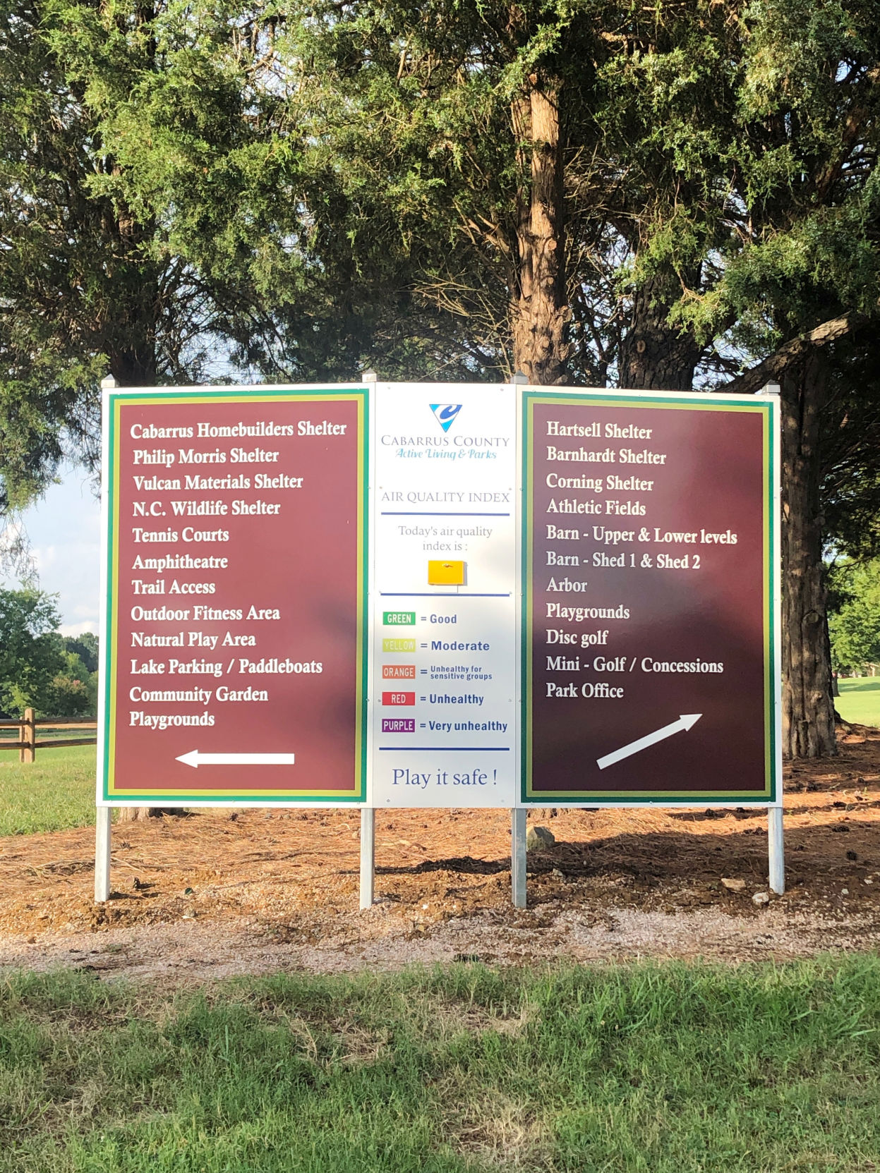 New sign at Frank Liske Park